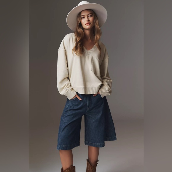 Anthropologie Pilcro The Montana Pocket Knit Top - Picture 3 of 8